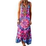 Beach Casual Loose Boho Dress