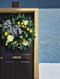 SUMMER FARMHOUSE WREATH WITH LEMONS FOR ALL SEASONS