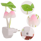 Romantic Colorful Sensor LED Mushroom Night Light