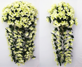 Vivid Artificial Hanging Orchid Bunch