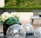 SOLAR LED GLASS BALL GARDEN LAWN LAMP