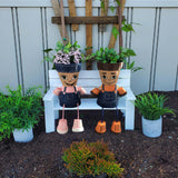 50% Off For a Limited Time--Country Kid People Planter-Buy 2 Free Shipping