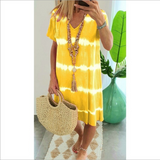 Beach Casual Loose Boho Dress