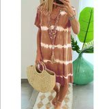 Beach Casual Loose Boho Dress