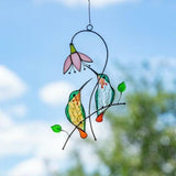 Stained glass hummingbird Modern stained glass window hangings decor