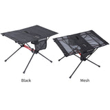 Outdoor Camping Table with Mesh Storage Bag Fordable Desk for Camping BBQ