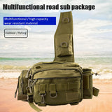 Fishing Tackle Waist Bag Outdoor Camping Hunting Shoulder Crossbody Pouch