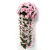 Vivid Artificial Hanging Orchid Bunch