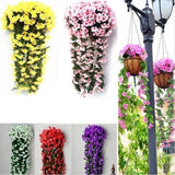 Vivid Artificial Hanging Orchid Bunch