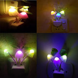 Romantic Colorful Sensor LED Mushroom Night Light