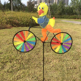 Orange Cat Bicycle Wind Spinner-The New Style