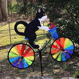 Orange Cat Bicycle Wind Spinner-The New Style