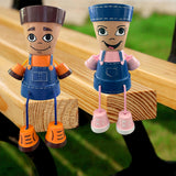 50% Off For a Limited Time--Country Kid People Planter-Buy 2 Free Shipping