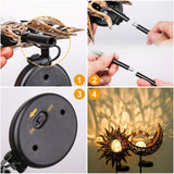 Outdoor Garden Solar Lights-Sun, Moon Stake Decor