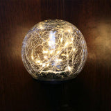 SOLAR LED GLASS BALL GARDEN LAWN LAMP