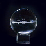 3D SOLAR SYSTEM CRYSTAL BALL - Decorations - Blastiful