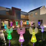 artificial Angel solar garden beacon