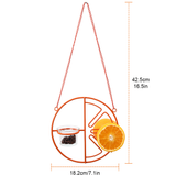 2 in 1 Hanging Clementine Hummingbird Oriole Feeder