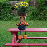 50% Off For a Limited Time--Country Kid People Planter-Buy 2 Free Shipping