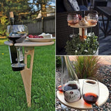 Outdoor Folding Wine Table