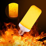 LED Flame Effect Flickering Fire Light Bulb with Gravity Sensor