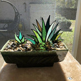 (🔥Summer Hot Sale-49% OFF)Suncatcher Stained Agave Plante