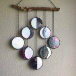 Rainbow Black Moon Phase Hanging