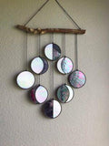 Rainbow Black Moon Phase Hanging