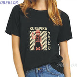 Hunter X Hunter Killua Baka Vogue Print Tshirt Short-Sleeved O-Neck Summer Top Funny T Shirts Women Ulzzang Harajuku Tees