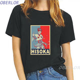 Hunter X Hunter Killua Baka Vogue Print Tshirt Short-Sleeved O-Neck Summer Top Funny T Shirts Women Ulzzang Harajuku Tees