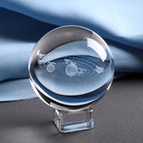 3D SOLAR SYSTEM CRYSTAL BALL - Decorations - Blastiful