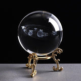 3D SOLAR SYSTEM CRYSTAL BALL - Decorations - Blastiful