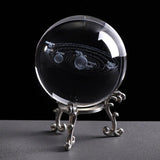 3D SOLAR SYSTEM CRYSTAL BALL - Decorations - Blastiful