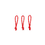 Imperial Red/Reflective Fleck Topo Designs Zipper Accessory Pulls